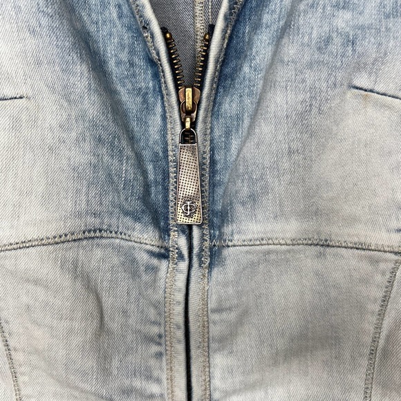 Just Cavalli Acid Wash Denim Dress - Picture 4 of 9